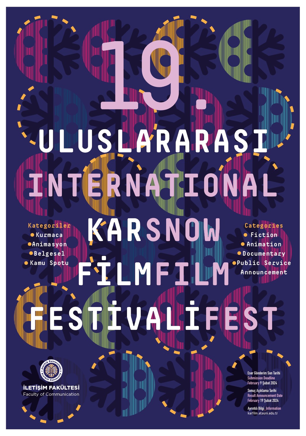 19. Uluslararası Kar Film Festivali Başlıyor